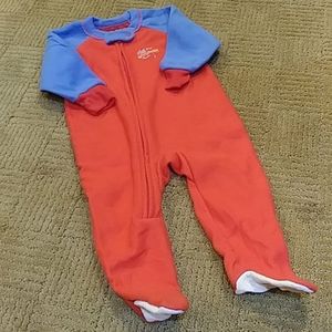 Gerber NWOT helicopter footie fleece pjs, 18 mos
